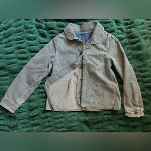 Striped Button-Up Jacket
